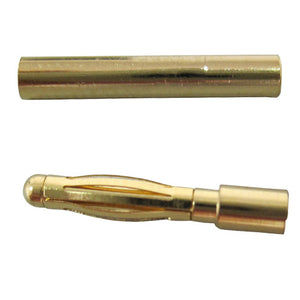 Gold plated quick-release connectors