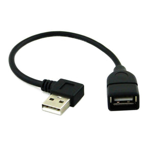 Right-angle USB Extension Cable